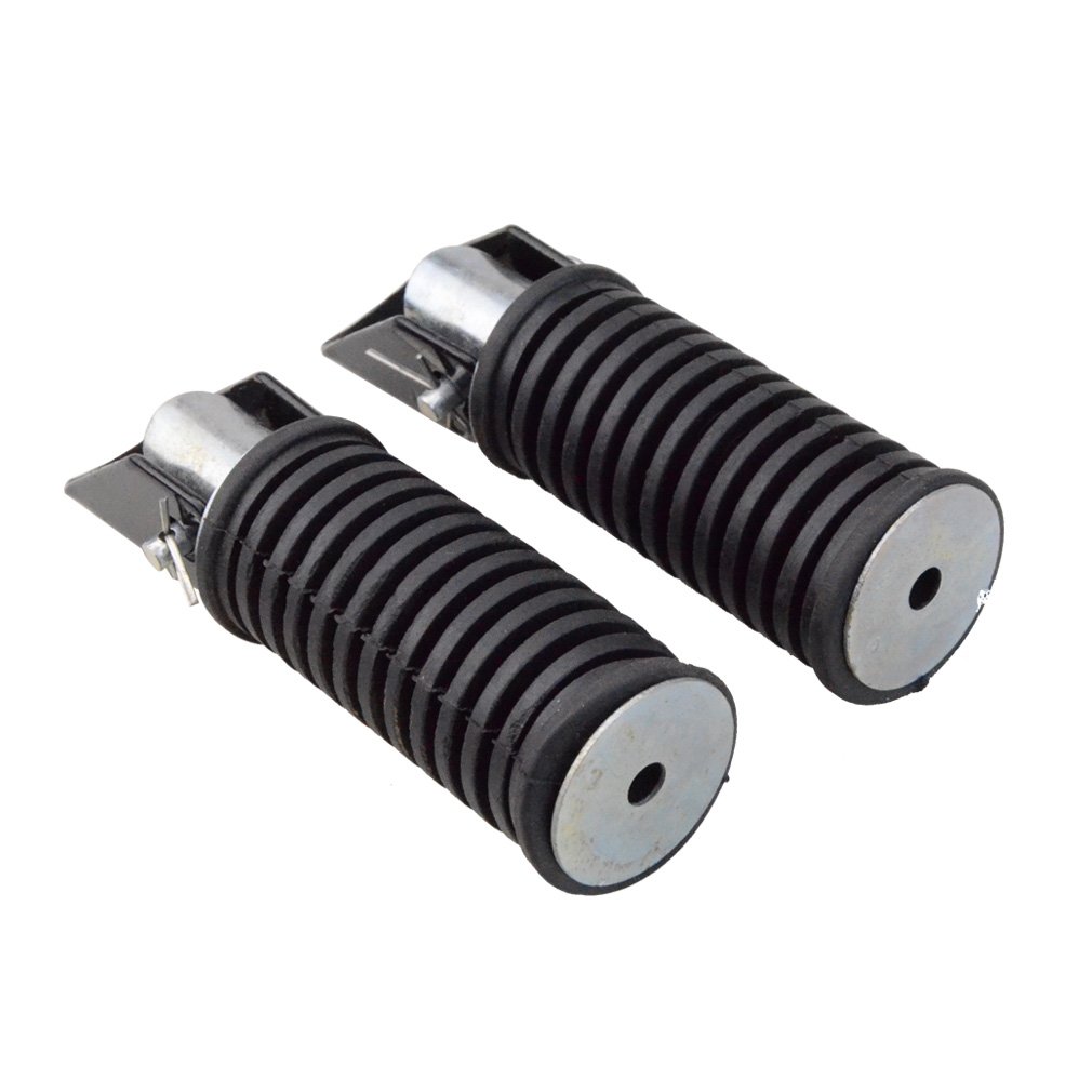 GOOFIT Pair of Black Footpeg Replacement For Motorcycle Dirt Bike Go Kart