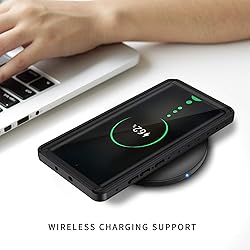 Lanhiem Galaxy Note 10 Case, Built-in Screen