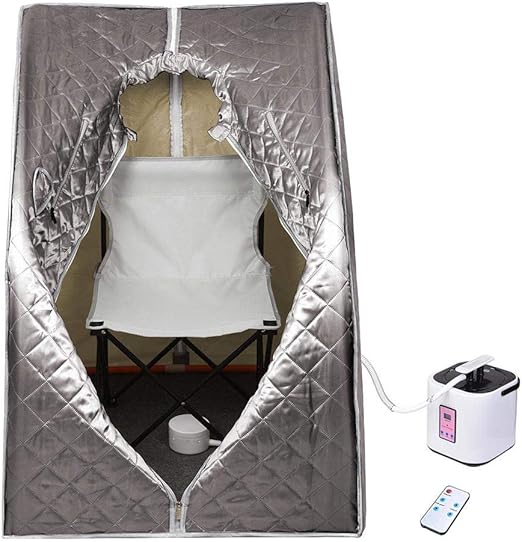 LiveCreative Portable Steam Sauna Personal Spa Tent Bath w