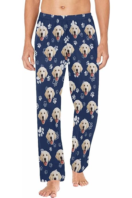 Custom Flannel Pajamas Custom Photo Pajama Pants Personalized