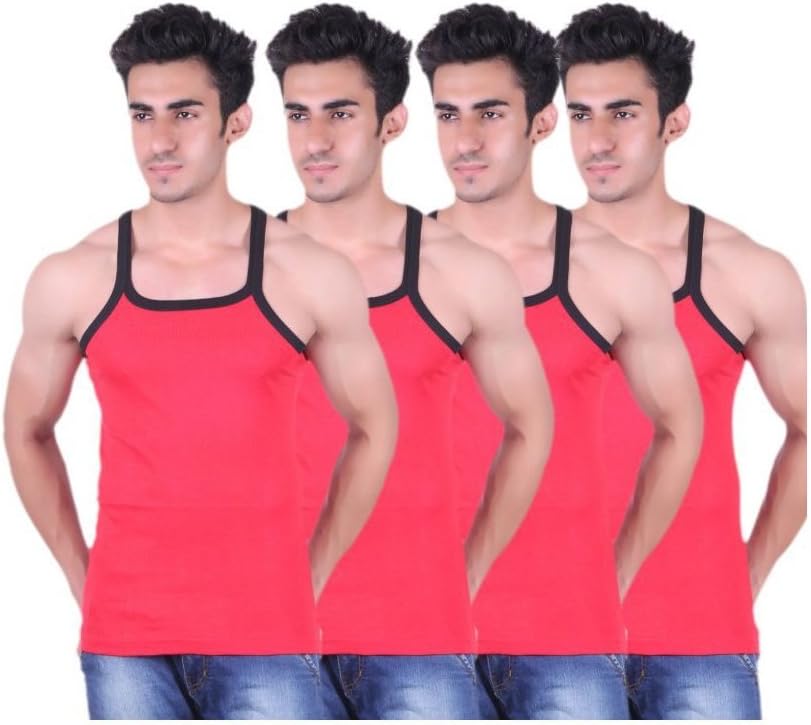 AKAAS Men's Cotton Sports Vest for GYM Sleeveless