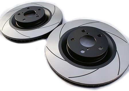 Amazon Bte フロント左右セット 塗装済 カーブスリット ブレーキローター ダイハツ ムーブ L150s L152s ベンチディスク車 Bte ブレーキローター 車 バイク