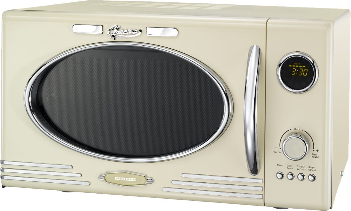 Adexi Melissa 163 Forno a microonde 900 W/25 litri/Design Forno a microonde  con grill/Crema 30089 Forni a microonde urban-earth.co.uk