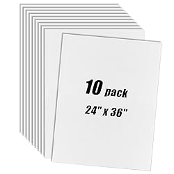 10 Pack Corrugated Plastic Board for Indoor and