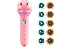 Flashlight Projector - 80 Patterns Kids Projection Torch | Cartoon Shadow Play Toy, Interactive Storytelling Lamp, Educationa