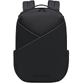 Lux &amp; Nyx Origami Laptop Backpack for Work and Travel - Fits 16" MacBook Pro - Lightweight Business Bag - Men and Women (Black)