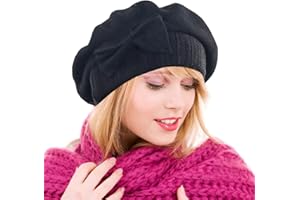 Ruphedy Womens Wool Berets French Beret Beanie Winter Hats Hy022