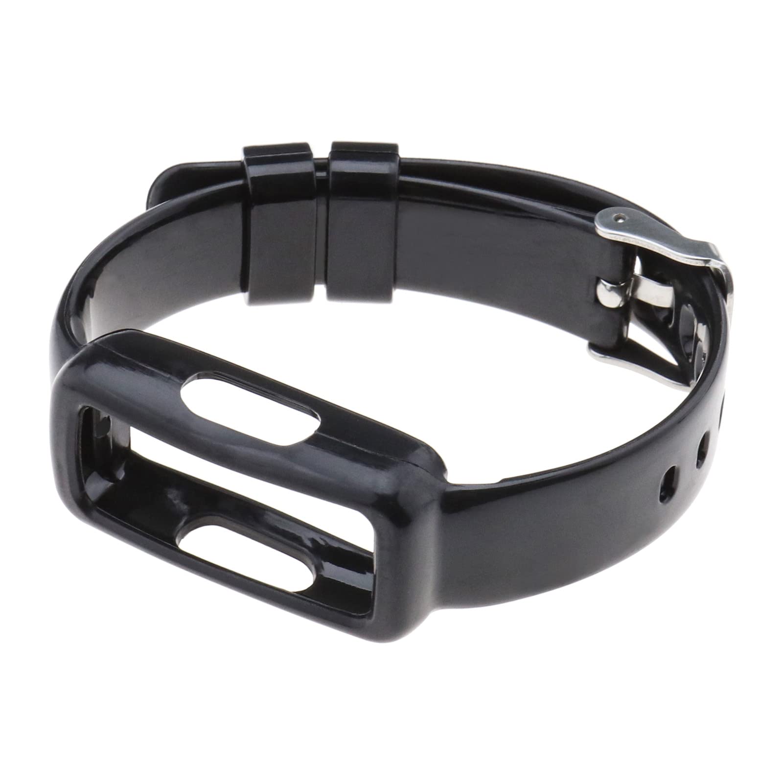 EMSea Watch Strap Compatible with Fitbit Luxe/Inspire HR/Inspire 2/Ace 2/Ace 3 Smartwatch Tracker Replacement Watch Band TPU Wristband Black