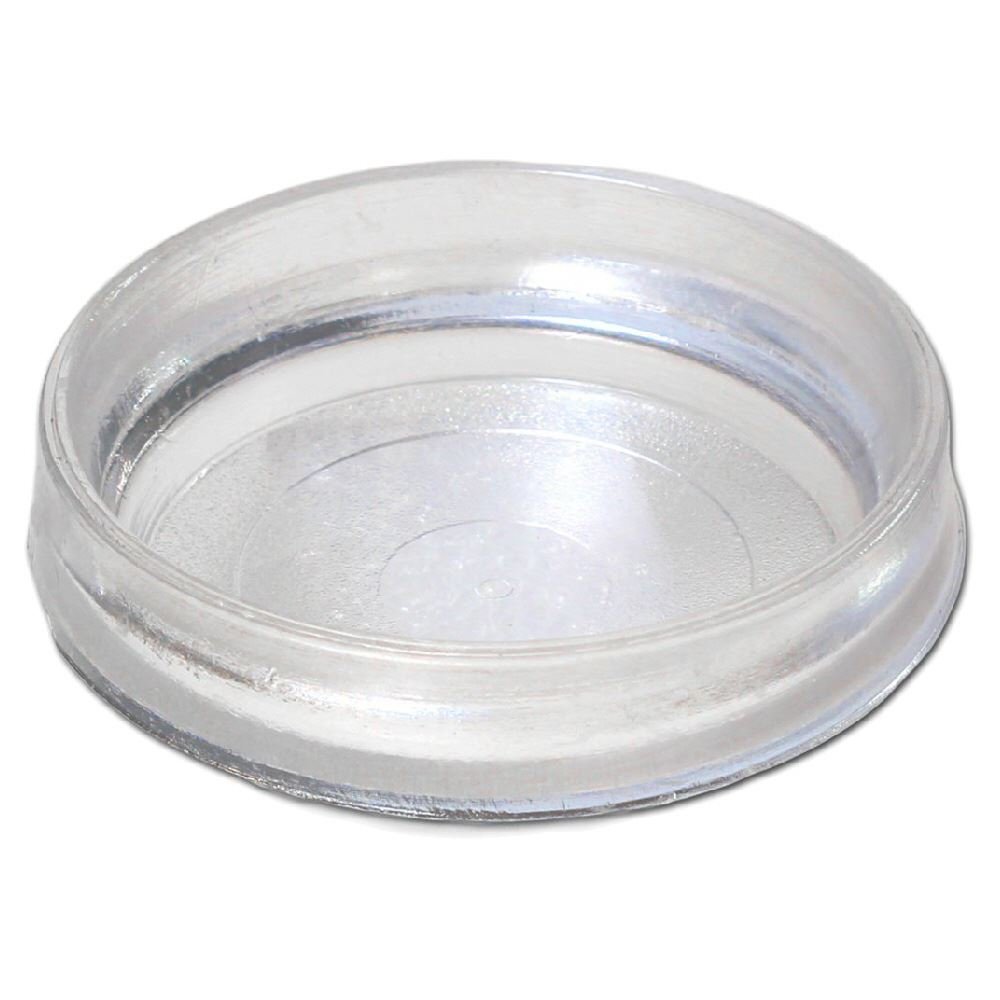 Merriway BH00018 Castor Cup, Large, Clear, 65mm Diameter, Pack of 8