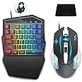 Keyboard and Mouse Combo Set Adapter for PS4 / Switch/Xbox One, IFYOO KMAX2 Plus Game Console Wired Converter Compatible with Fortnitee/PUBGG/Rainbow Six Siege and Other FPS Shooting Games