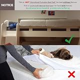 Wonder Space Toddler Bed Rail Bumpers 90cm Grey Guardrail Padding view 3