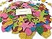 Foam Glitter Stickers Self Adhesive, Heart and Stars Shapes for Christmas, Kid's Arts Craft Supplies Greeting Cards Home Decoration (350 Pieces)