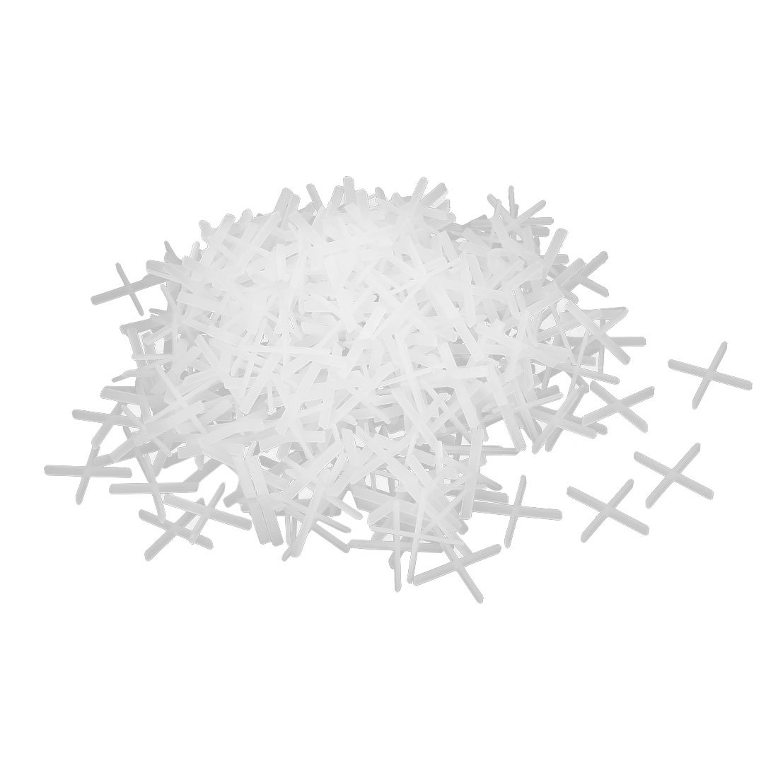 Sourcingmap Wall Floor Tile Plastic Cross Spacer 1mm White 500pcs