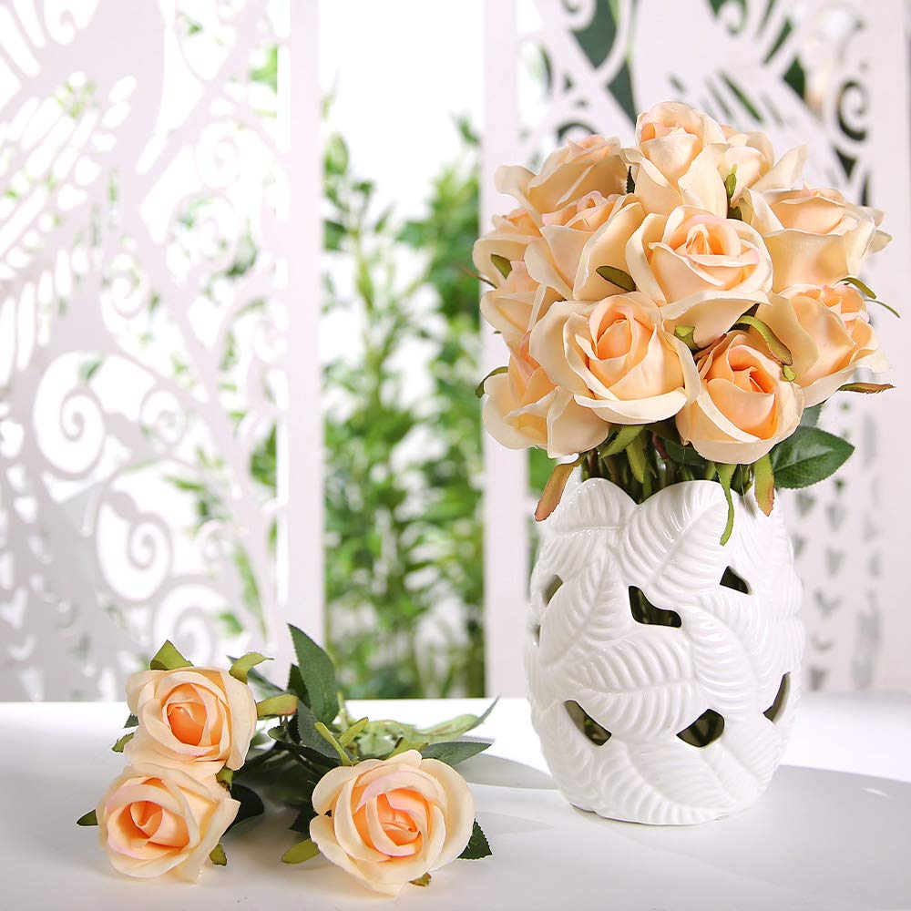 Mariage Artificielle Rose Et Vert Feuillage Rose Poudrée