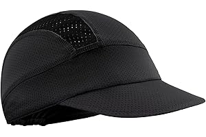 Cooling Skull Cap Helmet Liner with Sun Visor, Lightweight Mesh Under Helmet Cycling Motorcycle Hard Hat Sweat Liner for Men 