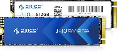 ORICO 1TB NVMe M.2 SSD with Heatsink PCIe Gen3x4 2280 J10