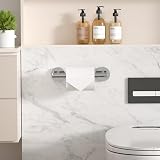 HITSLAM Chrome Wall Mount Double Post Pivoting Toilet Paper Holder SUS304 view 8