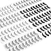 Wleec Beauty 80 Pairs False Eyelash Pack Eyelashes Set, 10 Pairs Strip Lashes Each Style/8 Style