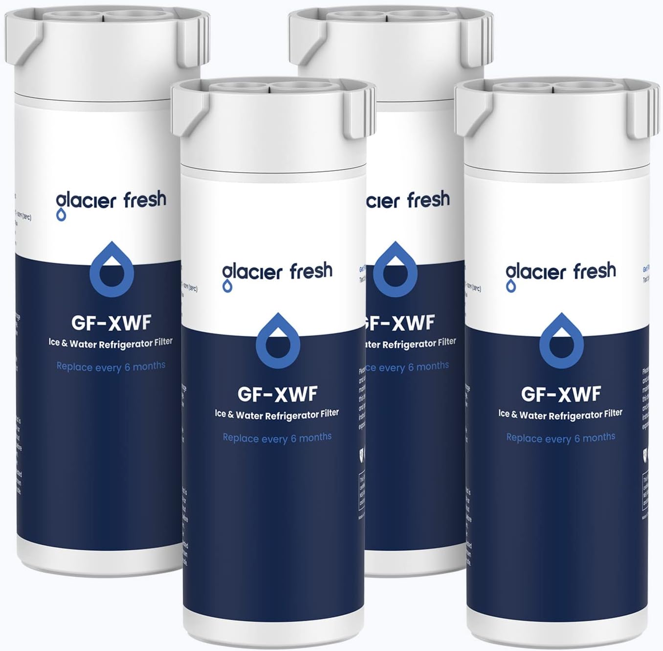 GLACIER FRESH XWF Replacement for GE XWF Refrigerator Water Filter Pack