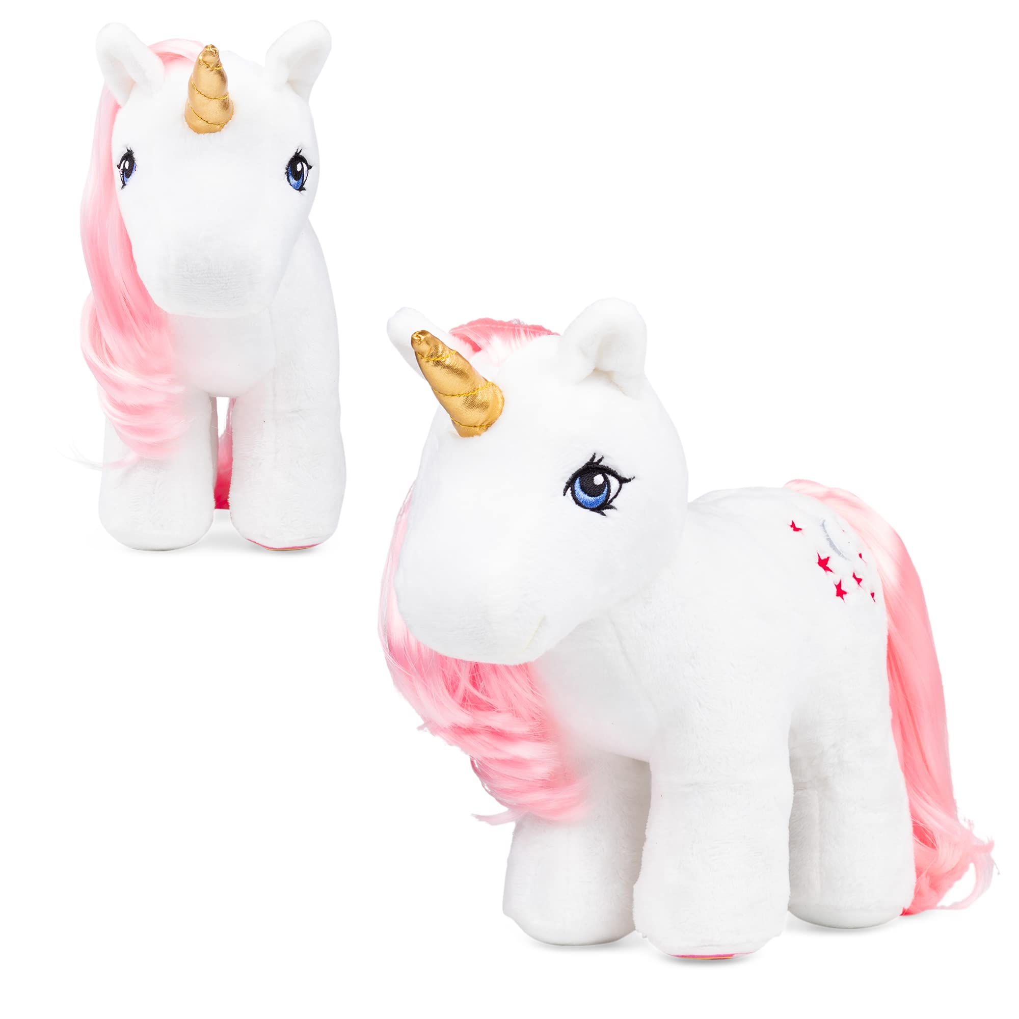 Basic Fun My Little Pony | Moondancer Plush 40th Anniversary | Retro Horse Gifts for Girls and Boys, Collectable Vintage Horse Toys for Kids, Unicorn Toys for Boys and Girls Aged 3 35332