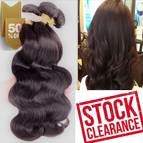 Brazilian Body Wave Hair Extensions 3 Bundles, Grace Hair Body Wave Hair Bundles For Urban Women, Soft Bouncy Untangled Thick Pretty and True to Length(10&amp;12&amp;14)