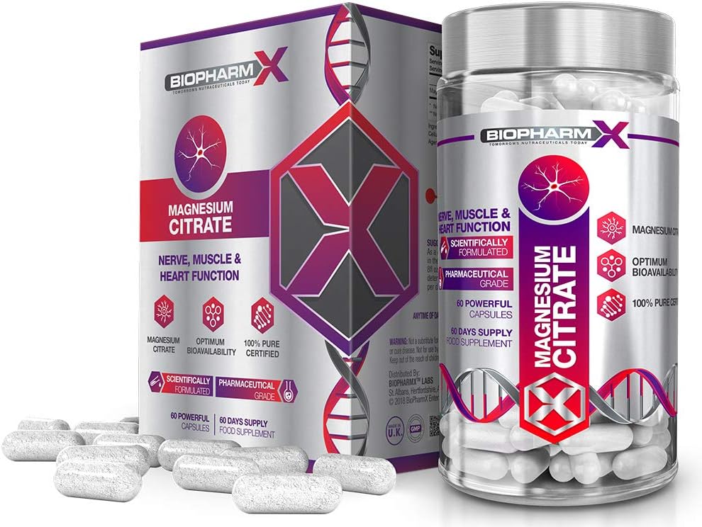 Maximum Strength 500mg Magnesium Citrate Supplement (60 Capsules / 1 Per Day) 100% Pure Certified, Maximum Strength - Image 4