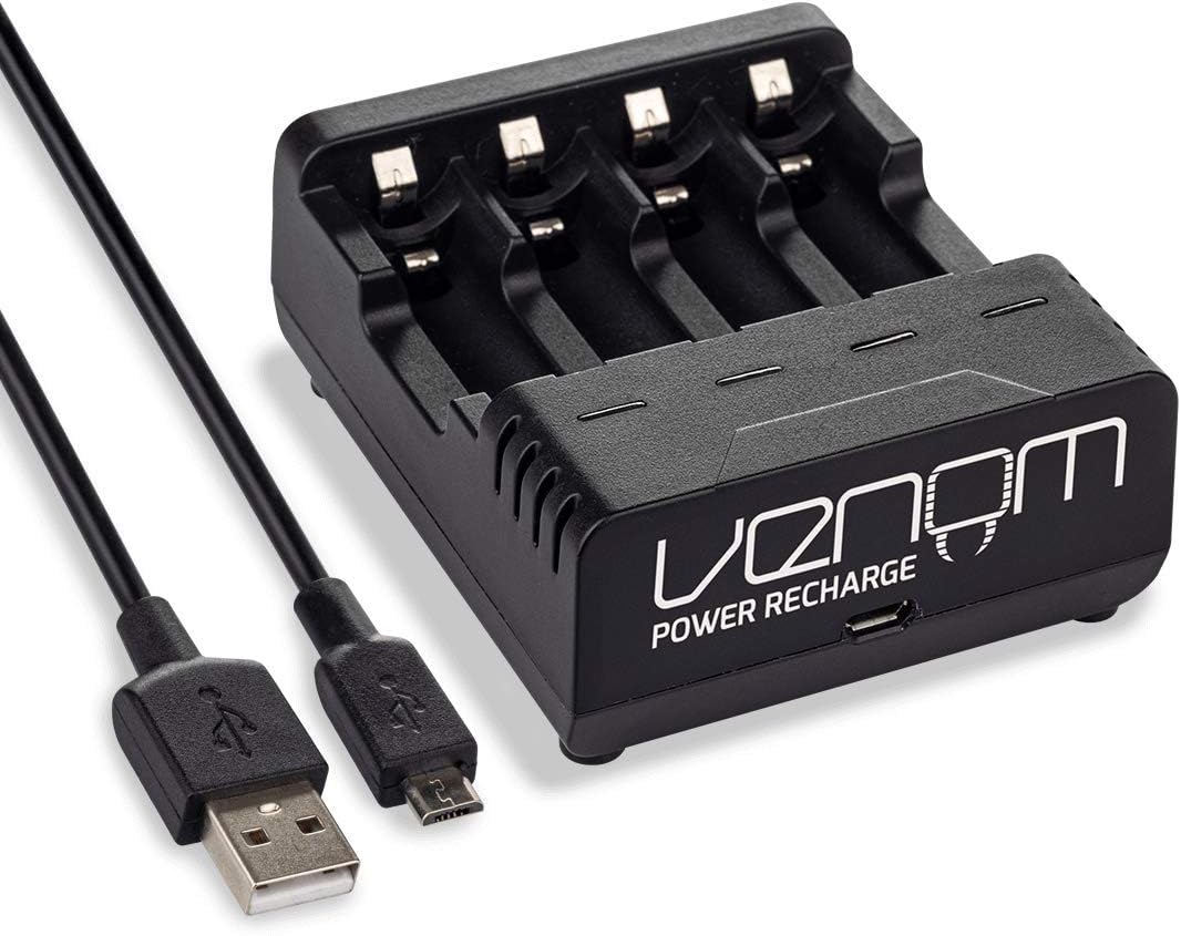 Venom Rechargeable AA Batteries plus Charging Dock - Includes 8 x AA 2100mAh Batteries, Black, Charger plus 8 x AA - Image 5