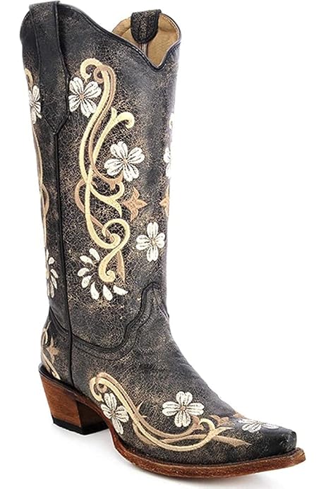 Corral Women's Scroll Embroidered Boots 