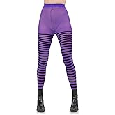 Sugar Sunday Opaque Striped Tights for Women Stripe Pantyhose