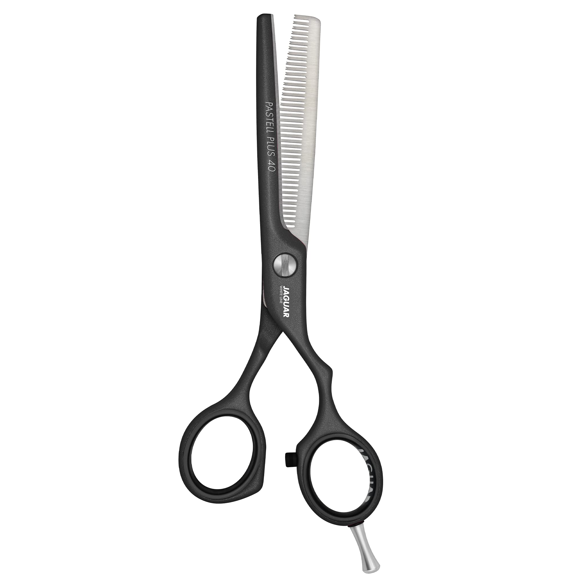 Jaguar White Line Pastel Plus 40 Offset Texturing Scissors, 5.5-Inch Length, Lava, 0.03698 kg