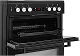 Beko KDC653K 60cm Electric Cooker with Ceramic Hob Black view 4