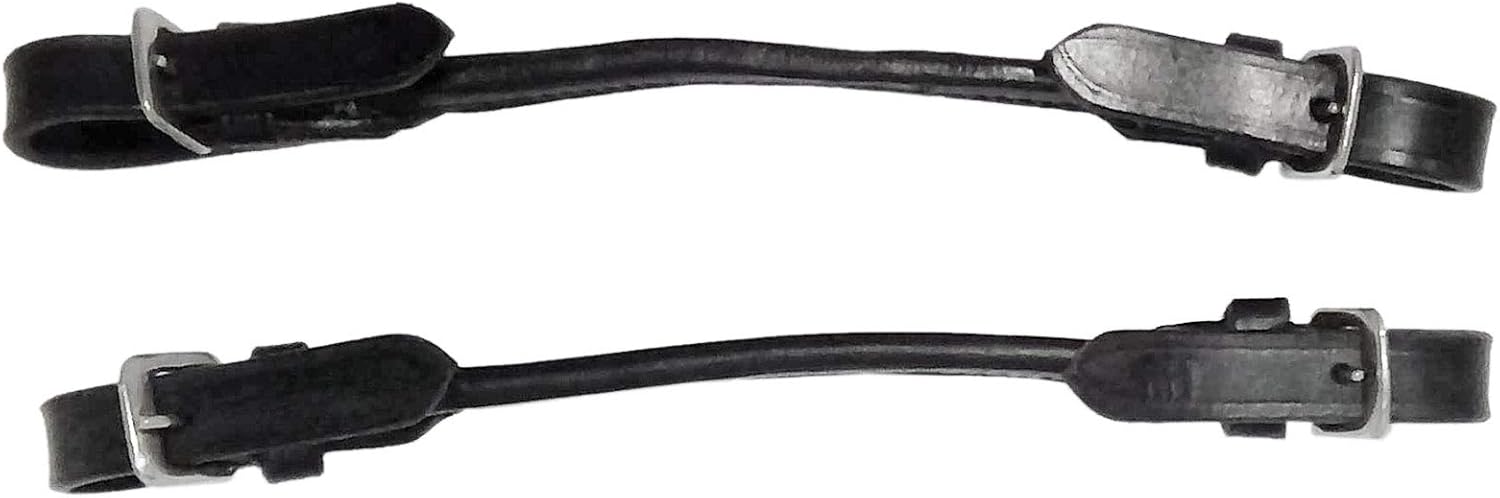Y-H HY Black Pelham Roundings Buckle Fastening - Horse/Pony Bridle Spares