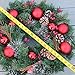 The Wreath Depot Whitehall Decorated Christmas Wreath, 24 Inch, Full Christmas Wreath Design, Beautiful White Gift Box