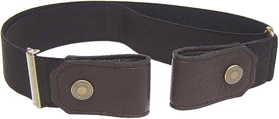 Amazon Co Jp ｎｅｗ ワイド40ｍｍ幅 ロング 130ｃｍ対応 サイズ調節可 ベルトの着け外し不要 139 2 ブラウン 服 ファッション小物