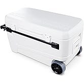 Igloo Maxcold Glide 110Qt Wheeled Cooler | Insulated Hard Shell Ice Chest