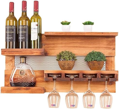 Gcm Bottles Wandregal Massivholz Weinregal Wand Weinstander