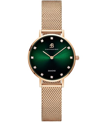 Amazon.com: BLACK BY BLUE BRAVE Rose Gold Watch for Women 12  display picture 1