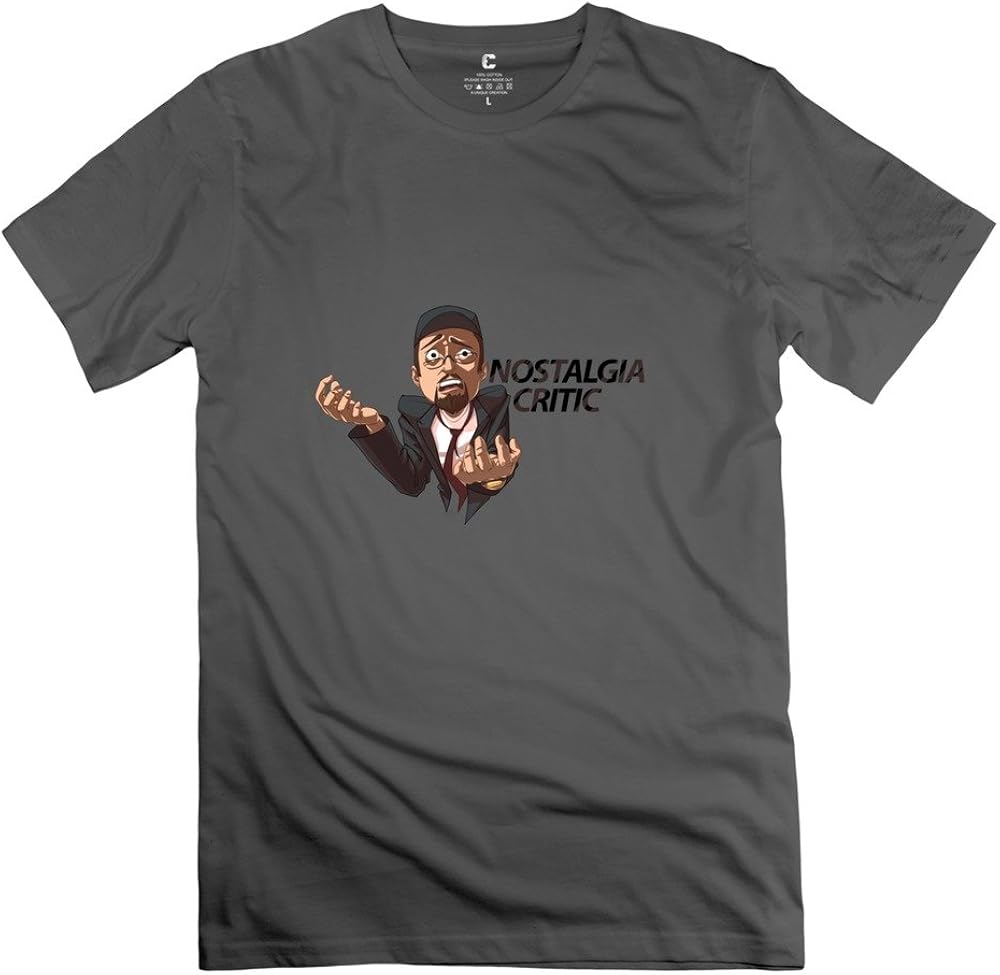 Mens Nostalgia Critic Custom Vintage ForestGreen T Shirts By RRG2G