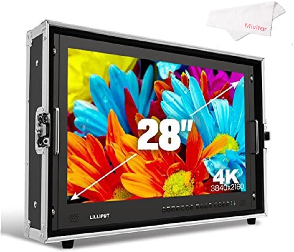 LILLIPUT BM280-4K Broadcast Ultra-HD Field Monitor w/SDI,HDMI,DVI,VGA,TALLY