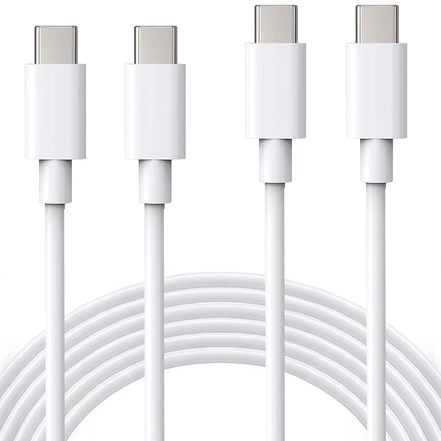 Moleoo USB C to USB C Charger Cable 100W, 2Pack 2M Fast Charging USB C Cable, PD 5A Type C Charger Cable for MacBook Pro 2020/Padpro 2020/Air 4/Pro 11/S22 S21 S20/ and More Type-C Devices/Laptops