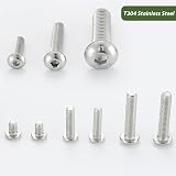 AMLOOPH M5 x 25mm Hex Socket Button Head Bolts 304 Stainless Pack 20 view 4