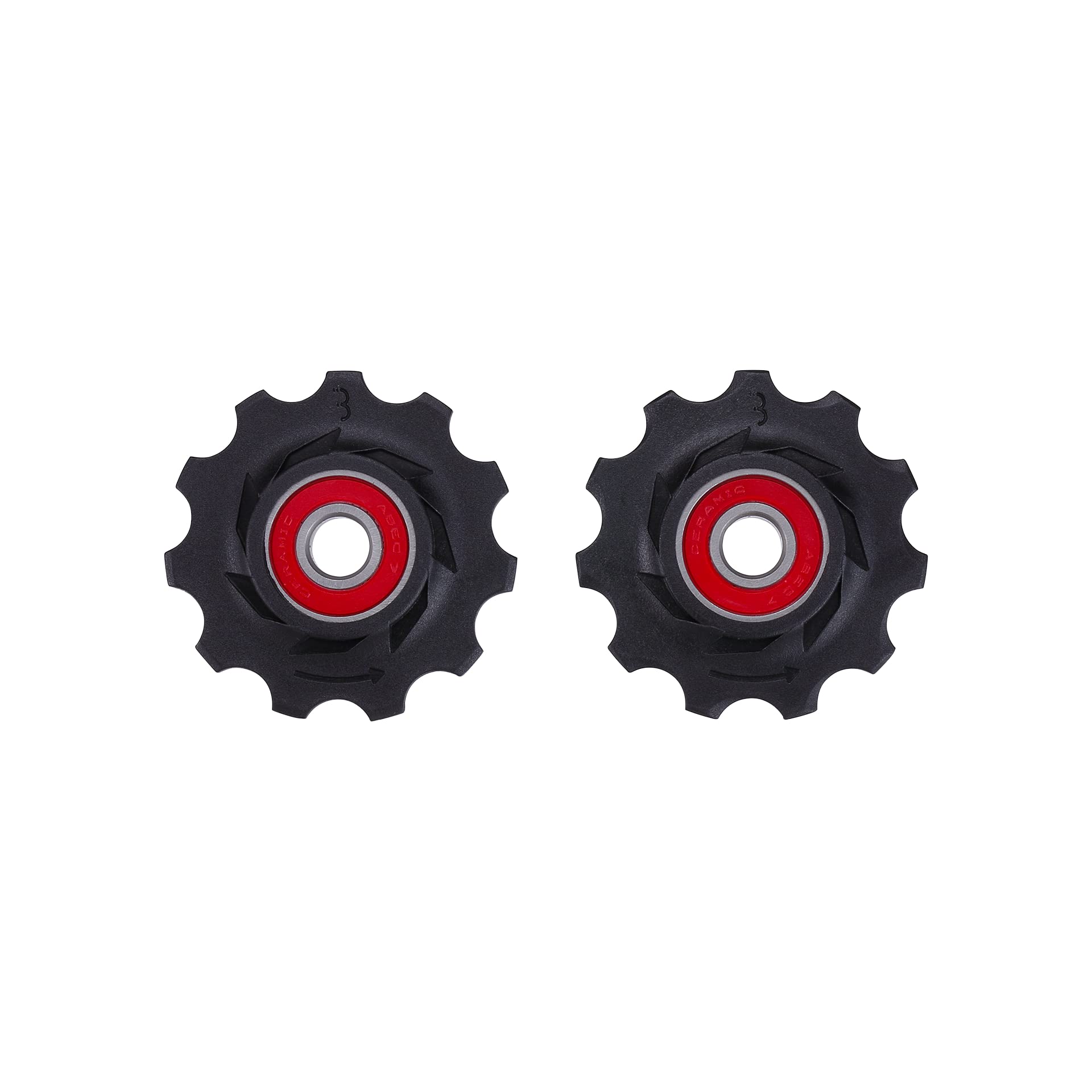 BBB Cycling 11-T Ceramic Derailleur Shimano Jockey Wheels Shimano, SRAM and Campagnolo Compatible Pulleys Ceramic Bearings 9- 10- and 11-Speed RollerBoys BDP-12