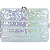 Puffy Laptop Sleeve 13-14 Inch. sky blue Laptop Sleeve for Women and Men. Carrying Case MacBook Pro 14 Inch, MacBook Air 13 Inch, iPad Pro 12.9