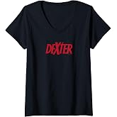 Womens Dexter Logo V-Neck T-Shirt