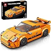 Reobrix 791 Porsche 911 GT3 Toy Car Building Blocks, 1:24 Scale Model Car Kit for Display and Collectible, Race Car Building 
