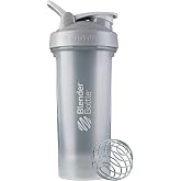 BlenderBottle Classic V2 Plastic Shaker Bottle 28 oz Pebble Grey