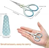 SwirlColor Embroidery Scissors, Stainless Steel for Sewing & Crafts view 5