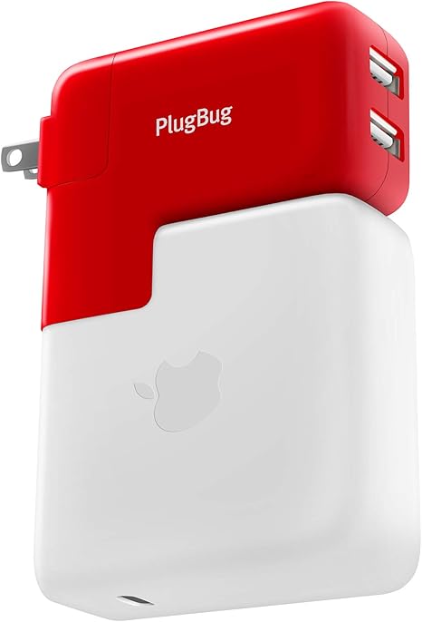 Twelve South Plugbug Duo - Newest Version - All-in-One MacBook GLOBAL Travel Adapter + Dual Iphone/iPad/USB charger