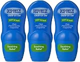 Deep Freeze Glide-On Gel 3 x 50g Pack Cold Gel Roll On Brand New view 1