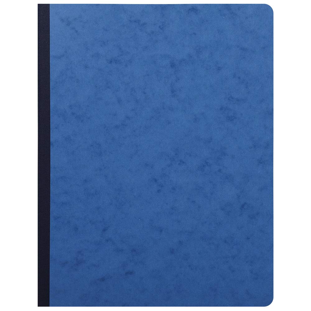 Exacompta - Ref. 4060BE - 1 Stitch 6 columns on 1 page - 31 lines - 80 foliated pages - format 320 x 250 mm - cover in FSC-certified glossy card - blue colour